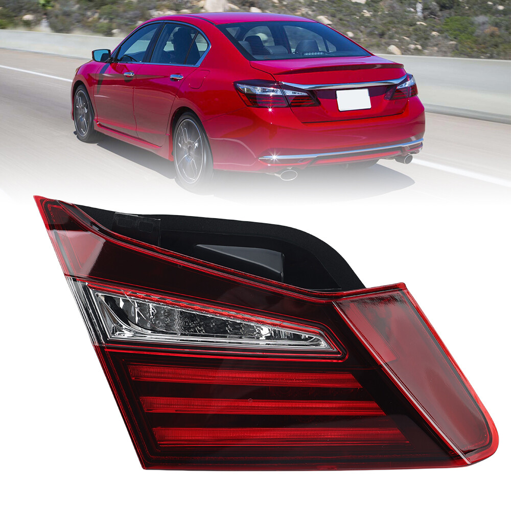 Passenger Side Inner Tail Light For 2016-2017 Honda Accord Rear Brake Stop Lamps - Foto 7