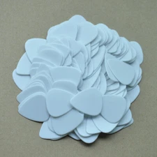 100pcs Heavy 1mm 351 Delrin Guitar Picks Plectrums White