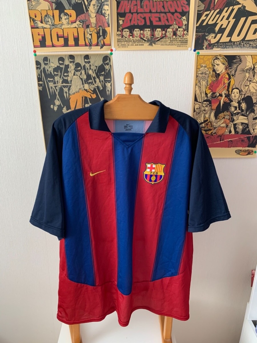 FCB Barcelona Spain 2003-04 rare Nike jersey | eBay