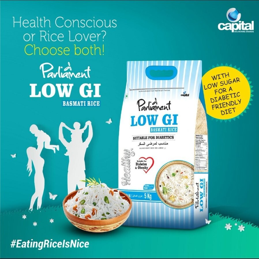 Parliament LOW GI BASMATI RICE 10LBs ( SUITABLE FOR DIABETICS ) eBay