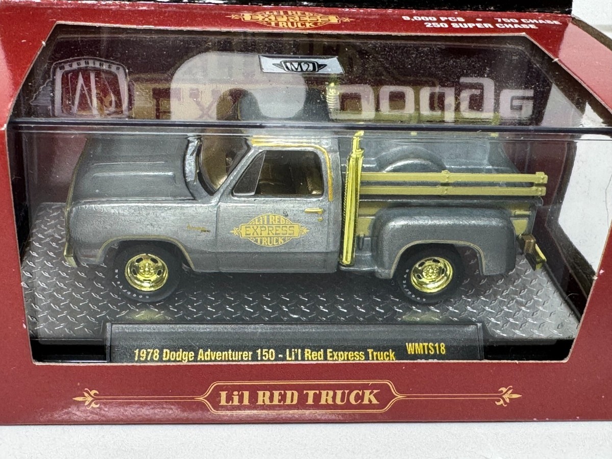 M2 Machines 1978 Dodge Adventurer 150 Li'l Red Express RAW CHASE 1