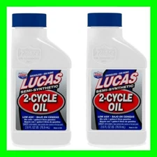 2 - Lucas Oil Semi-Synthetic 2-Cycle Stroke 50:1 Smokeless Made in the USA 10058