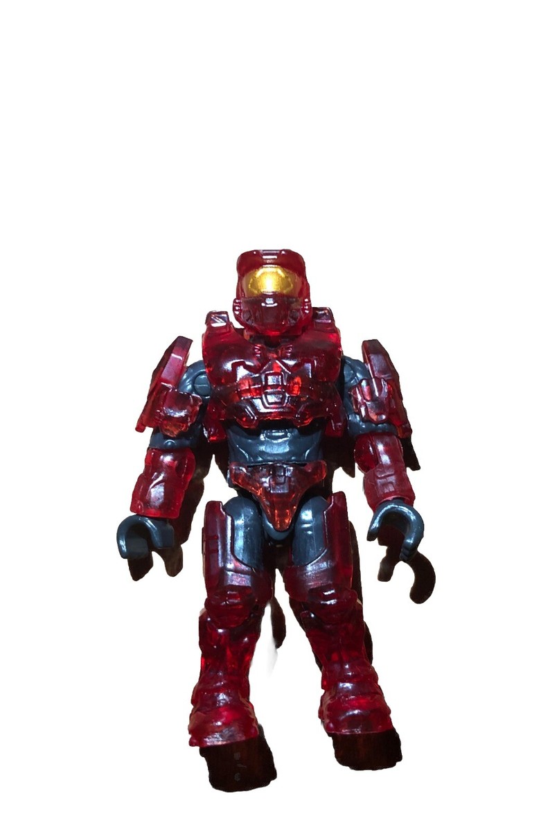 Halo Mega Construx Halo 2 Anniversary Pack Clear Red Spartan | eBay