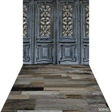 10'x20' Computer-Painted Wood Door Floor Scenic Photo Backdrop Background SD042