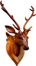 Wooden Deer Head for Home D cor Item