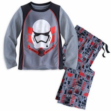 Disney Star Wars Stormtrooper First Order Sleep Set Pajamas Boys Size 2 Toddler