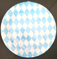 8X Pappteller 23 Cm Wiesn Bayern Oktoberfest Bayrisch Party Dekoration