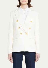 NEW Rag Bone preston Wool Blazer in white- size 6 SJ1169