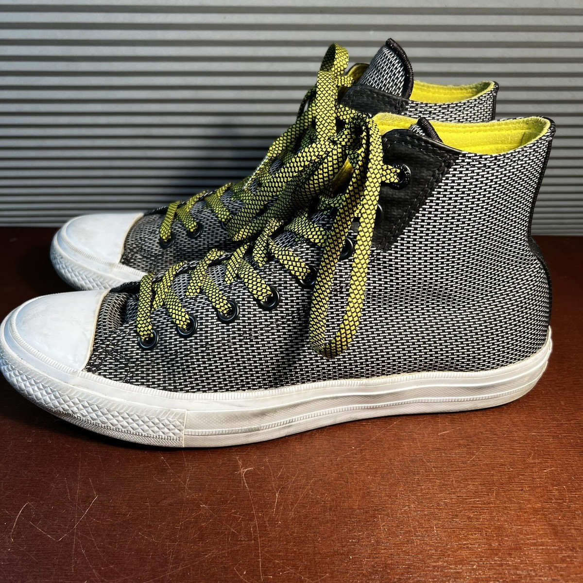 Converse Chuck Taylor All Star Size 9 Lunarlon - Pre-owned Converse All Star Chuck Taylor II Lunarlon Black Hi-Top  main image 4