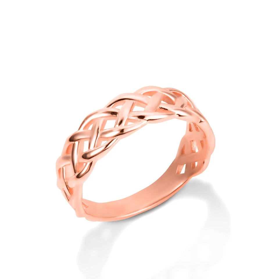 Gold Trinity Knot Hers Ring (Available in Yellow/Rose/White Gold) - Image 3 of 4