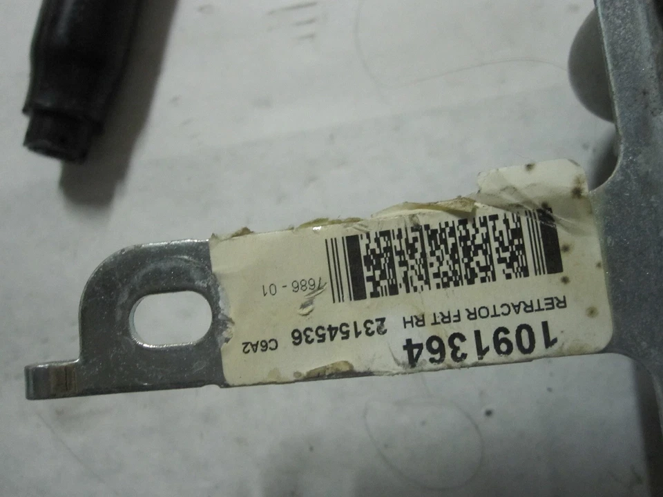 NOT WORKING BLOWN 2013-2019 Cadillac ATS Front Passenger RIGHT Seat Belt Foto 4 de 4