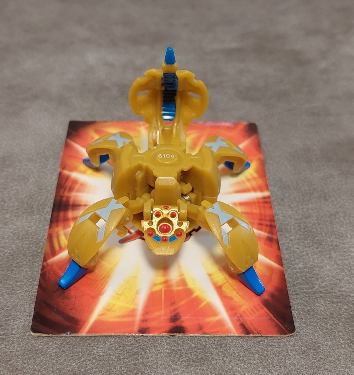 Bakugan Yellow Reverse Haos BakuFlip Fencer 610g + Random Metal