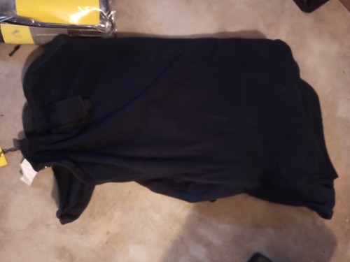 Pferde Abschwitzdecke Fleece autum 2 Blau - Bild 6 von 7