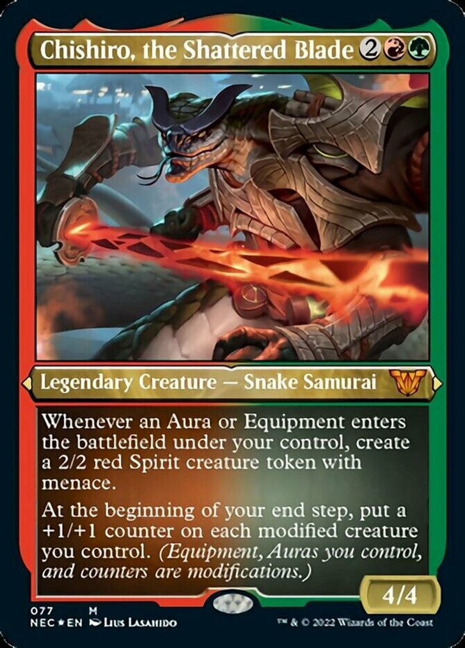 Near Mint, English - 1 x MTG Chishiro, the Shattered Blade
