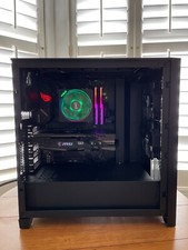 Custom built PC: AMD Ryzen 7 3700X with GPU, Motherboard, SSD, fully functional.
