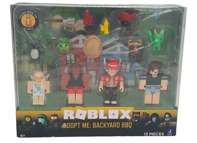 Roblox Toy Celebrity Collection Adopt Me Backyard BBQ 4 Figure Pack 13  Pieces