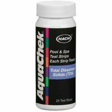 AquaChek TDS Total Dissolved Solids Spa Hot Tub Test Strips 25 per Bottle 561683