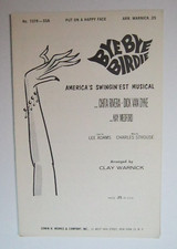 Put On A Happy Face Adams/Strouse Arr Warwick Edwin Morris 7379 1962 SSA