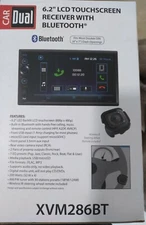 CarDual 6.2" LCD TOUCHSCREEN RECIEVER WITH BLUETOOTH