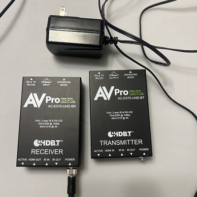 AV PRO EDGE AC-EX70-UHD-KIT One Power Adapter Missing