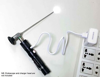 ClaraMed Battery/USB LED light source compatible with Storz endoscopes, S1