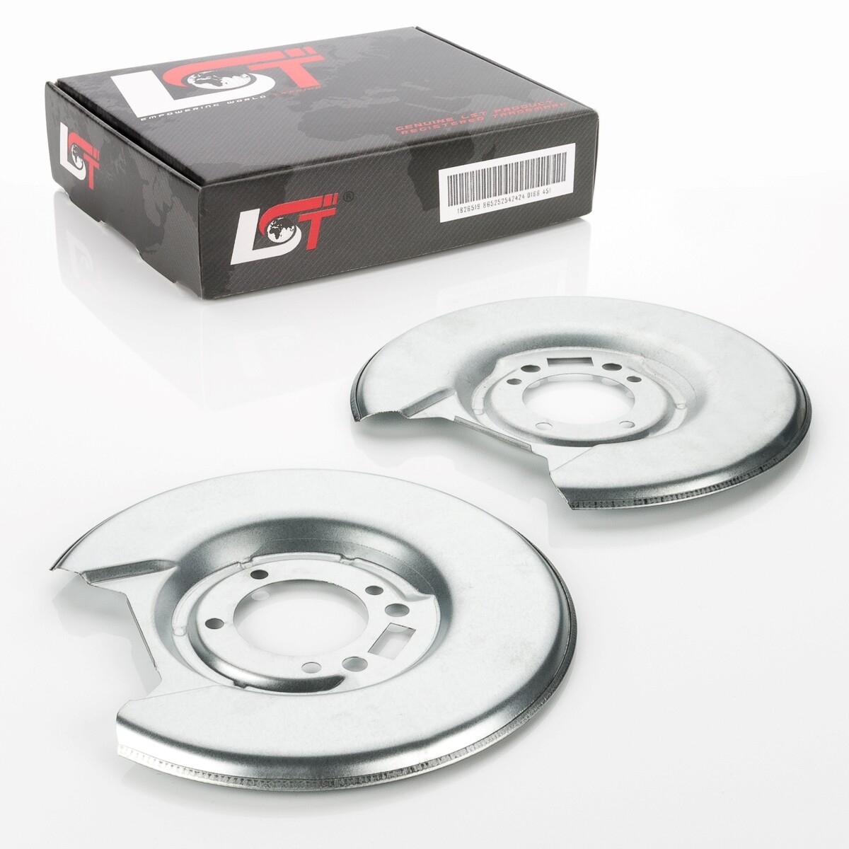 2x Anchor Plate Brake Disc Rear Protection Plate LR for Volvo 240 260