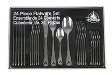 Mickey Mouse 24 Piece Flatware Set Stainless Steel Disney Theme Parks Magic