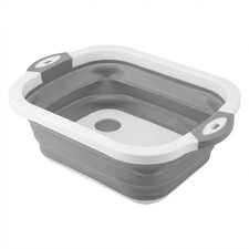 Camping Faltbar Schneidebrett Spülschüssel Korb Faltbar Schneidbrett Schüssel