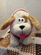 DAN BRECHNER CLOUD 9 ROUND PLUSH DOLL FIGURE PUPPY DOG TONGUE OUT CARNIVAL TOY