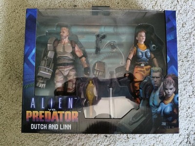 NECA Alien vs Predator Dutch And Linn Arcade Appearance 2-Pack NEW SEALED BOX