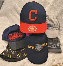 VG+ Lot of (6) O/S Youth/Boys Caps/Hats (Under Armour, Batman, OshKosh, Baseball