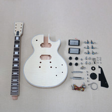 DIY Electric Guitar Kit 6 Six String Mahogany Body Rosewood Fingerboard