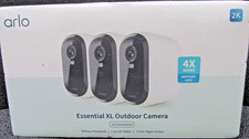 NEW 3PK ARLO 2K ESSENTIAL XL OUTDOOR CAMERA 2ndGEN BATTERY NIGHTVISION FREE SHIP