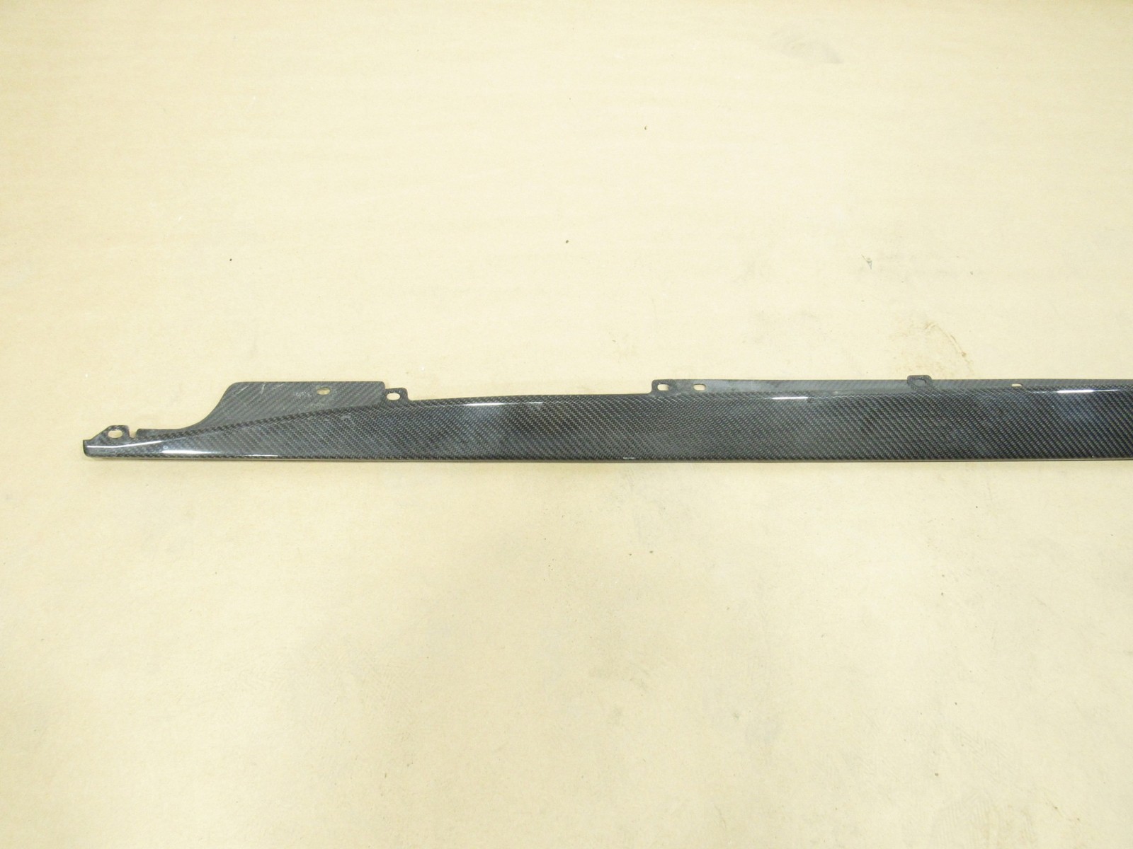 14-18 Aston Martin Vanquish 2014 Left Lower Plate Sill Blade Carbon Cover Y2