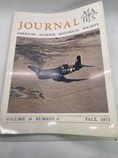JOURNAL AAHS Magazine FALL 1971 Vol 16 #3 Corsair American Aviation Historical