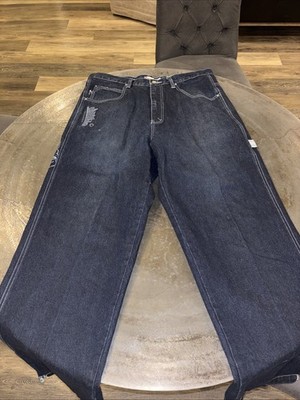Southpole goldtab w36 極太 美品 Sk8 y2k B系 VTG Y2K Baggy Southpole B Boy Blue Jeans Wide Leg Embroidered