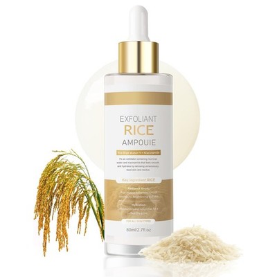 KYDA Peel Shot Glow Rice Ampoule, Rice Peel for Face, White Rice Exfoliant, R...