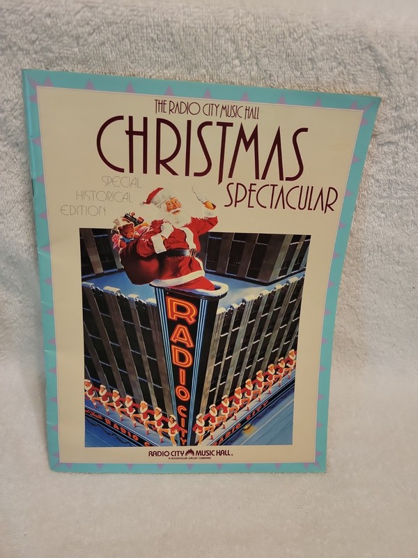 1989 THE RADIO CITY MUSIC HALL CHRISTMAS SPECTACULAR PROGRAM 