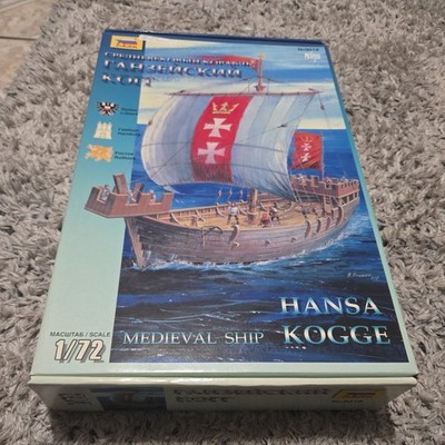 Zvezda Historical Mini 1/72 Medieval Ship VG+ No.9018
