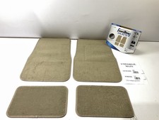 Custom Accessories 78922 4-piece Floor Mats Carpet Set Tan Color 26x17 Front Custom Accessories 78922 4-piece Floor Mats Carpet Set Tan Color 26x17 Front