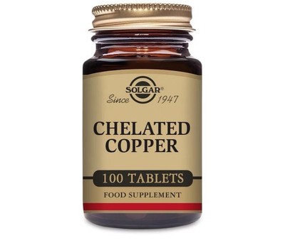 Solgar Chelat-Kupfertabletten - 100 Stück - Unterstützt Immunität - Für... 
