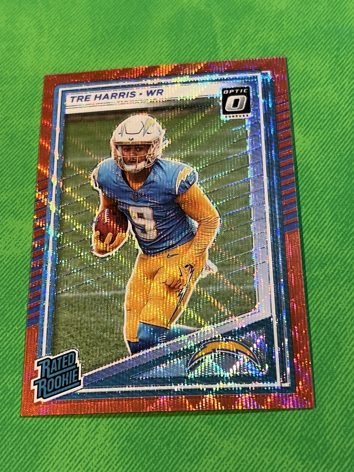 ✨2025 Panini Donruss Tre Harris Red Wave Optic Preview Rated Rookie #329 SP✨