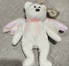 Ty Beanie Babies Halo the Angel Bear, rare