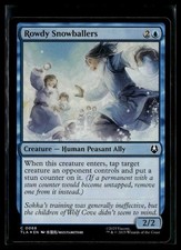 MTG Magic the Gathering Rowdy Snowballers C0068 English