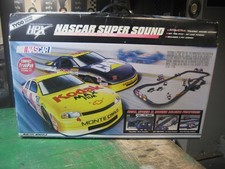HO Scale Slot car Race Set Tyco Nascar Super Sound