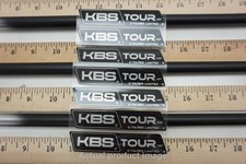 Uncut KBS Tour C-Taper Black LIMITED 120 STIFF 4-PW Iron Shaft Set PULLS .355T