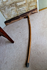 Vintage wooden engraved  Hiking Walking Stick 88cm