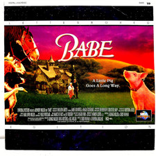 Babe LaserDisc 1995 Letterboxed Edition MCA Universal Like New LD