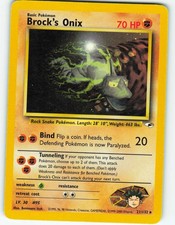 Brock's Onix - 21/132 Gym Heroes - Pokémon TCG - 2000 on eBay