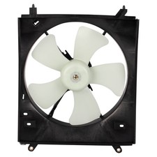 TRQ Left A/C Condenser Cooling Fan Assembly Drivers Side Compatible with 1997...